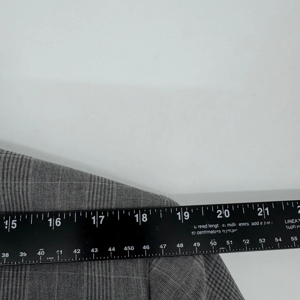 Steve Harvey Grey Glen Plaid 3-Piece Suit Mens 40R Jacket 34W Pants Vest